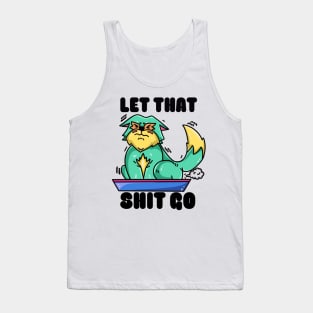 Cute Cat Poop Tank Top